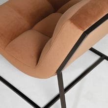 Jacques Velvet Accent Chair